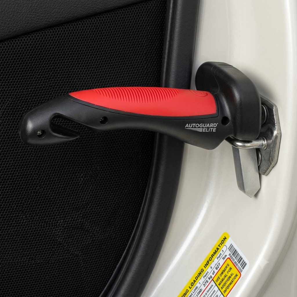 5-in-1 Car Support Handle with Window Breaker | Car Assist Handle |Easy Grip Safety Tool for Seniors