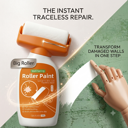 Wall Repair Roller Paint | DIY Wall Painting |Wall Crack Repair