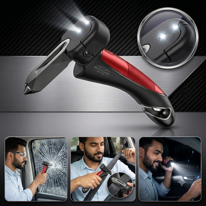 5-in-1 Car Support Handle with Window Breaker | Car Assist Handle |Easy Grip Safety Tool for Seniors