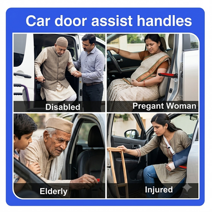 5-in-1 Car Support Handle with Window Breaker | Car Assist Handle |Easy Grip Safety Tool for Seniors